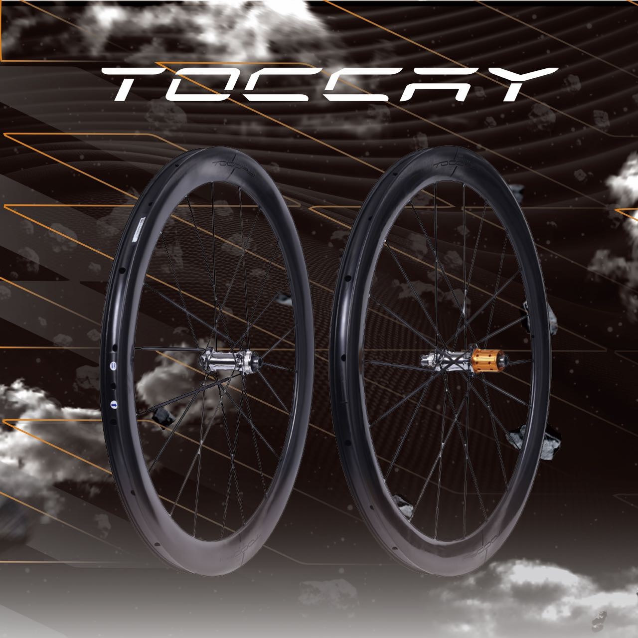 拓凯幽灵B2碳辐条50/60框高50框1133克超轻公路碳纤维轮组