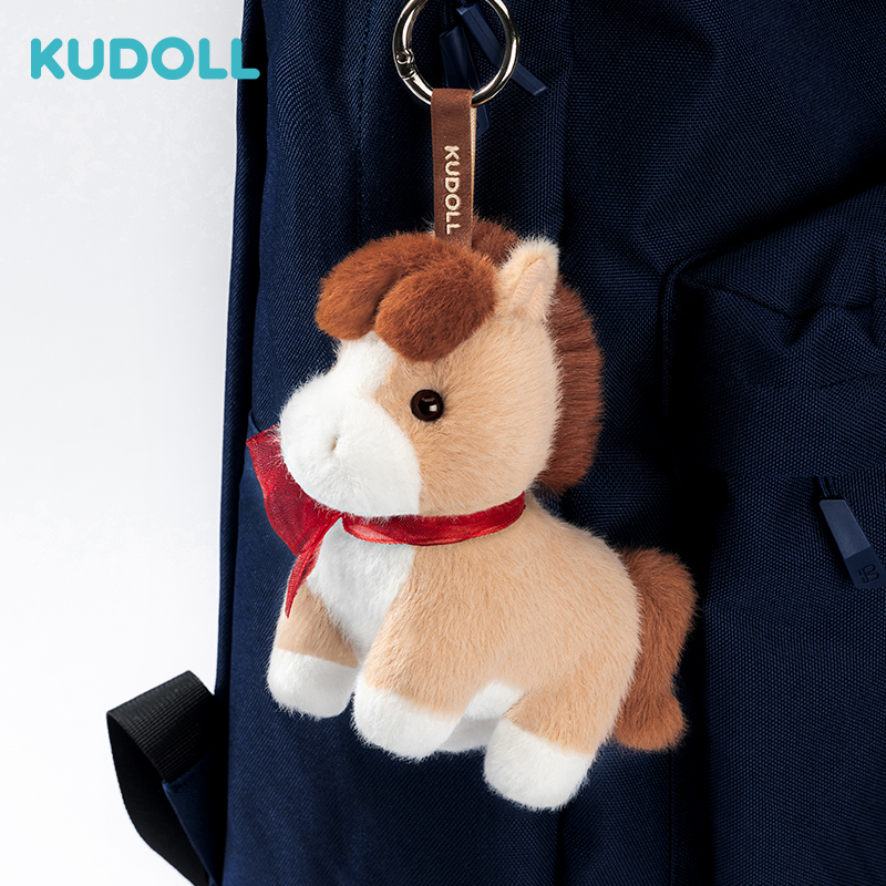 KUDOLL库岛玩偶马年本命年新年萌偶毛绒挂件包挂玩偶装饰礼物