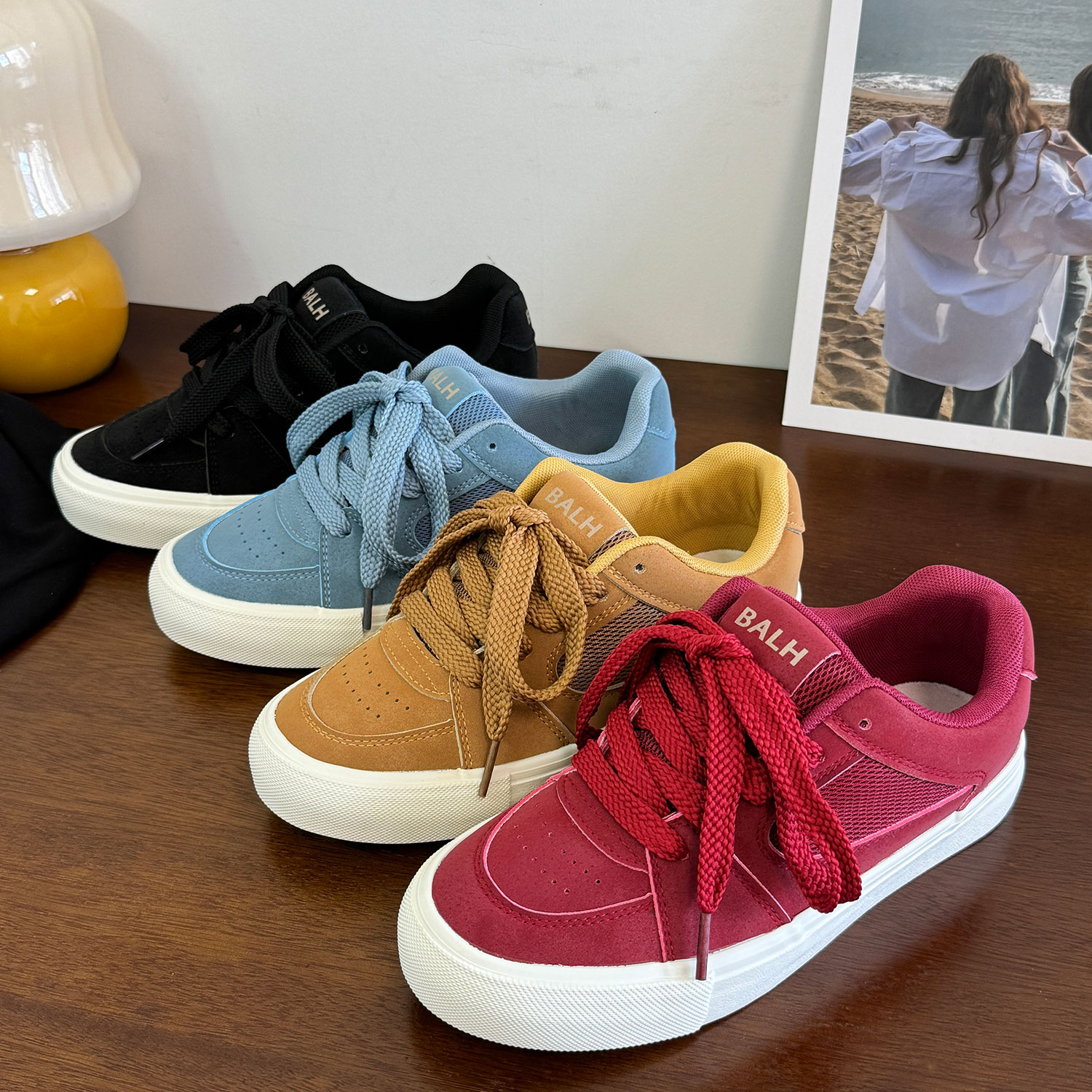 经典低帮男女同款港风休闲青春潮流系带百搭2535时尚学院小众板鞋