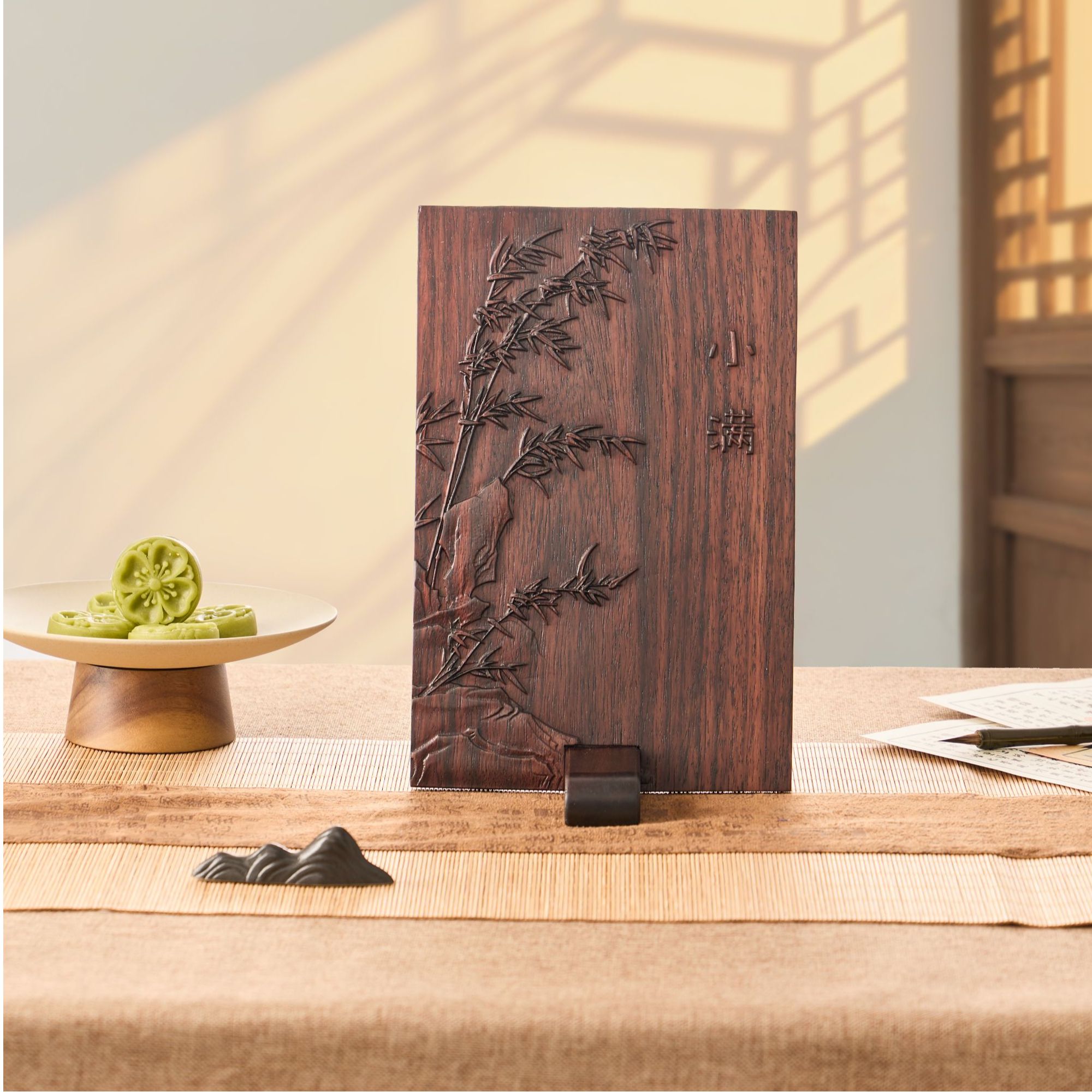 红木摆件新中式招财ins风办公女生生日礼物学生领导创业禅意玄关