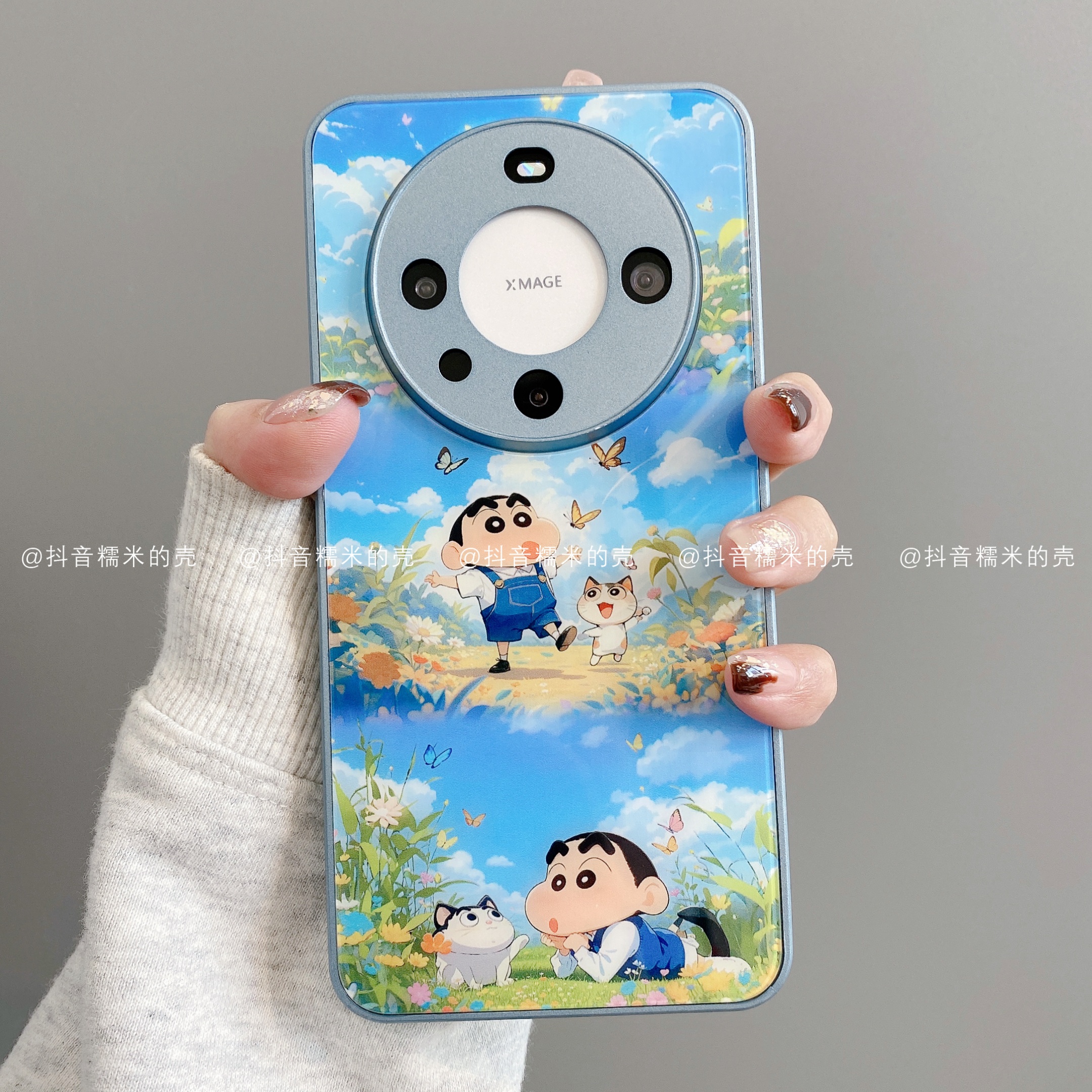 金属玻璃适用华为mate70pro/60/50/40/30苹果17promax手机壳小新