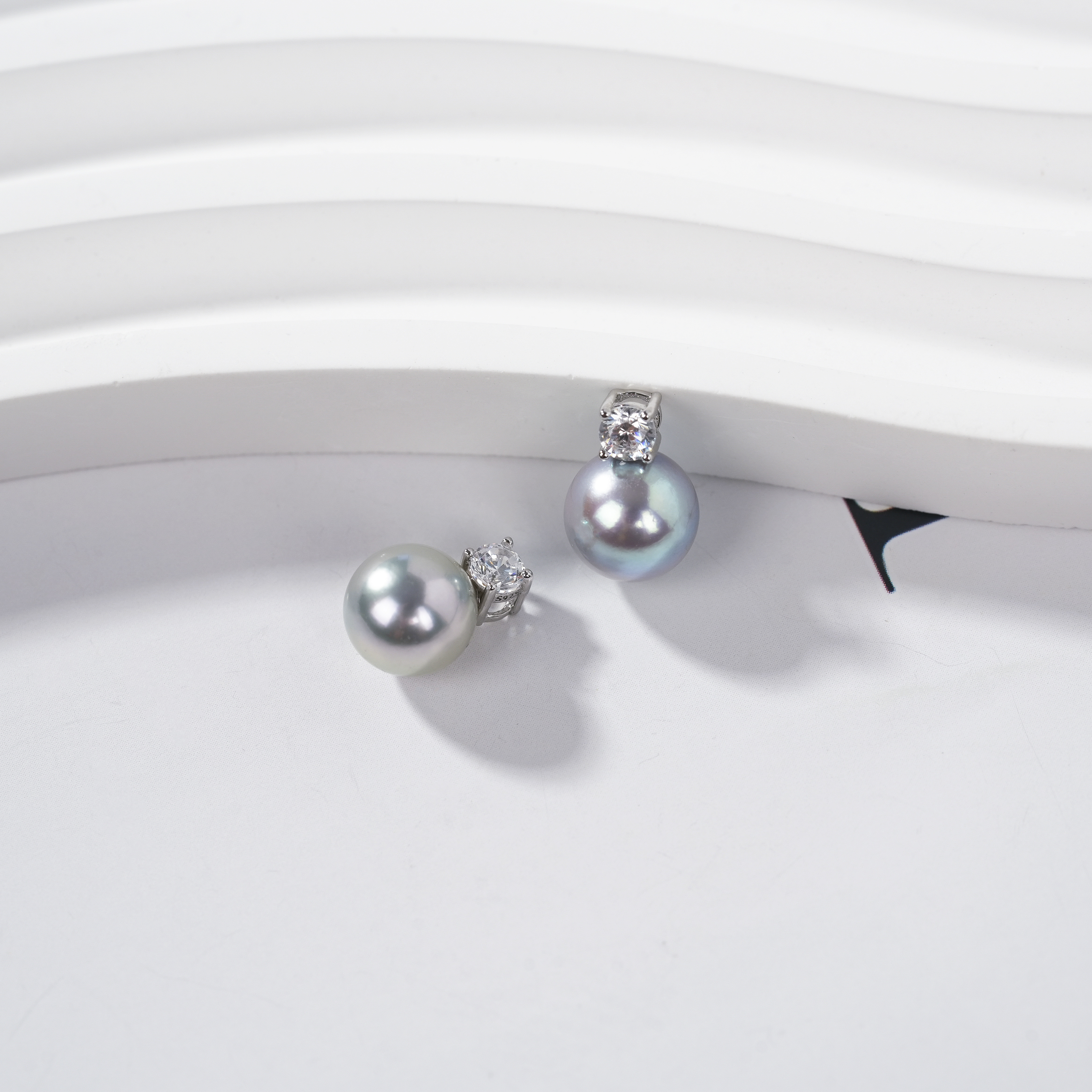 【云上叙】S925银海水珍珠吊坠-多样性发其一-8mm-V84359-M（甄选）