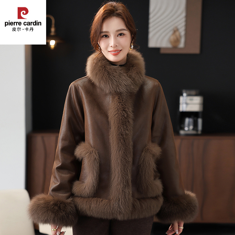 皮尔卡丹妈妈冬装洋气女2025新款中老年冬季阔太太贵气免洗