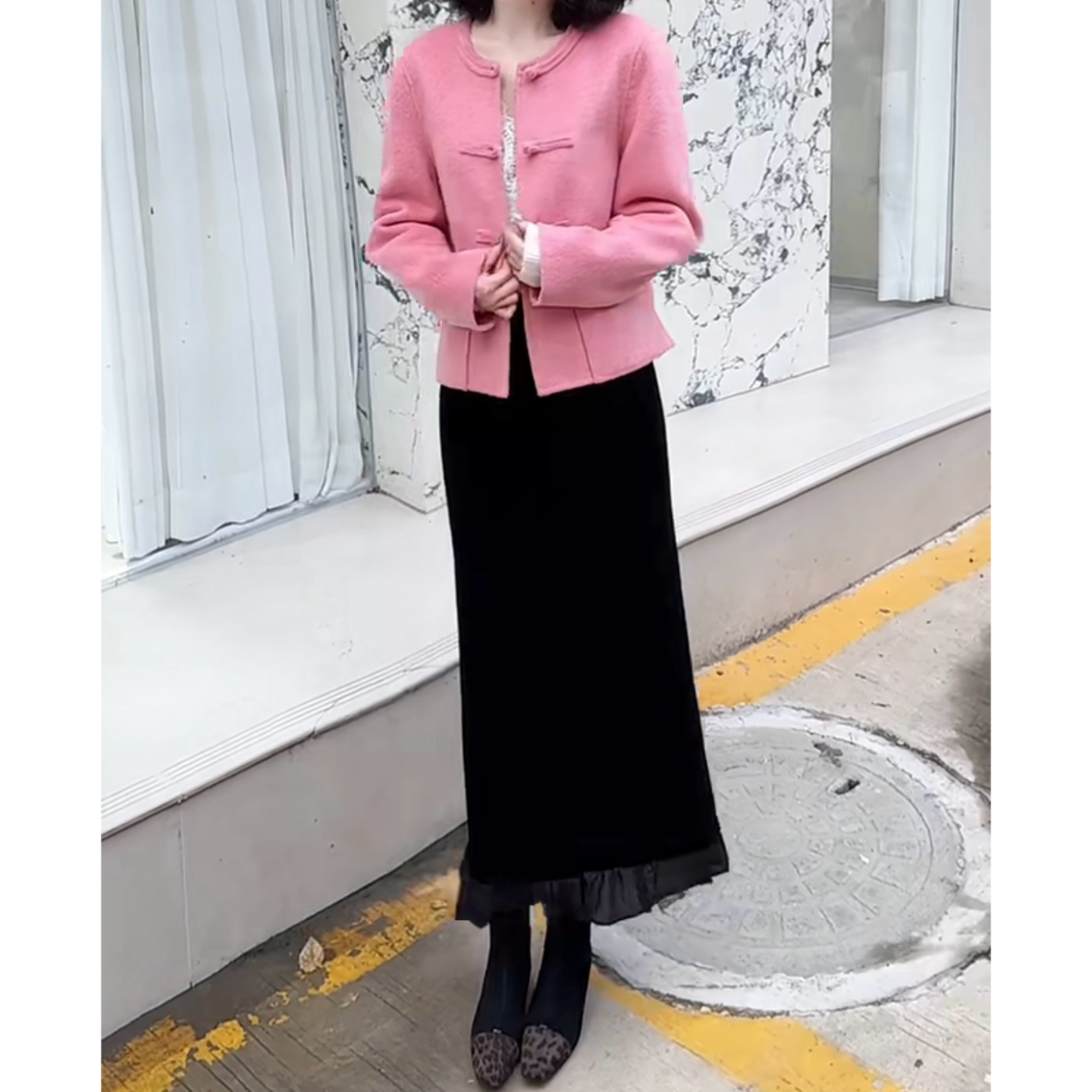 新款时尚洋气精品百搭女装S1754