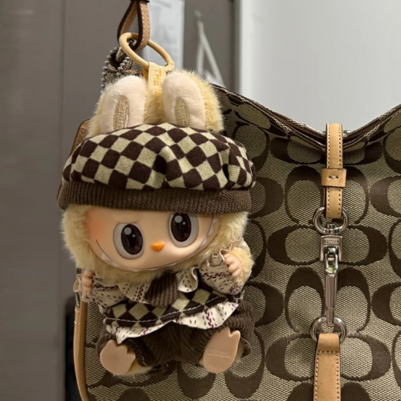 【新人福利】拉布布娃衣labubu一二三代针织套装玩具15可穿特色娃衣