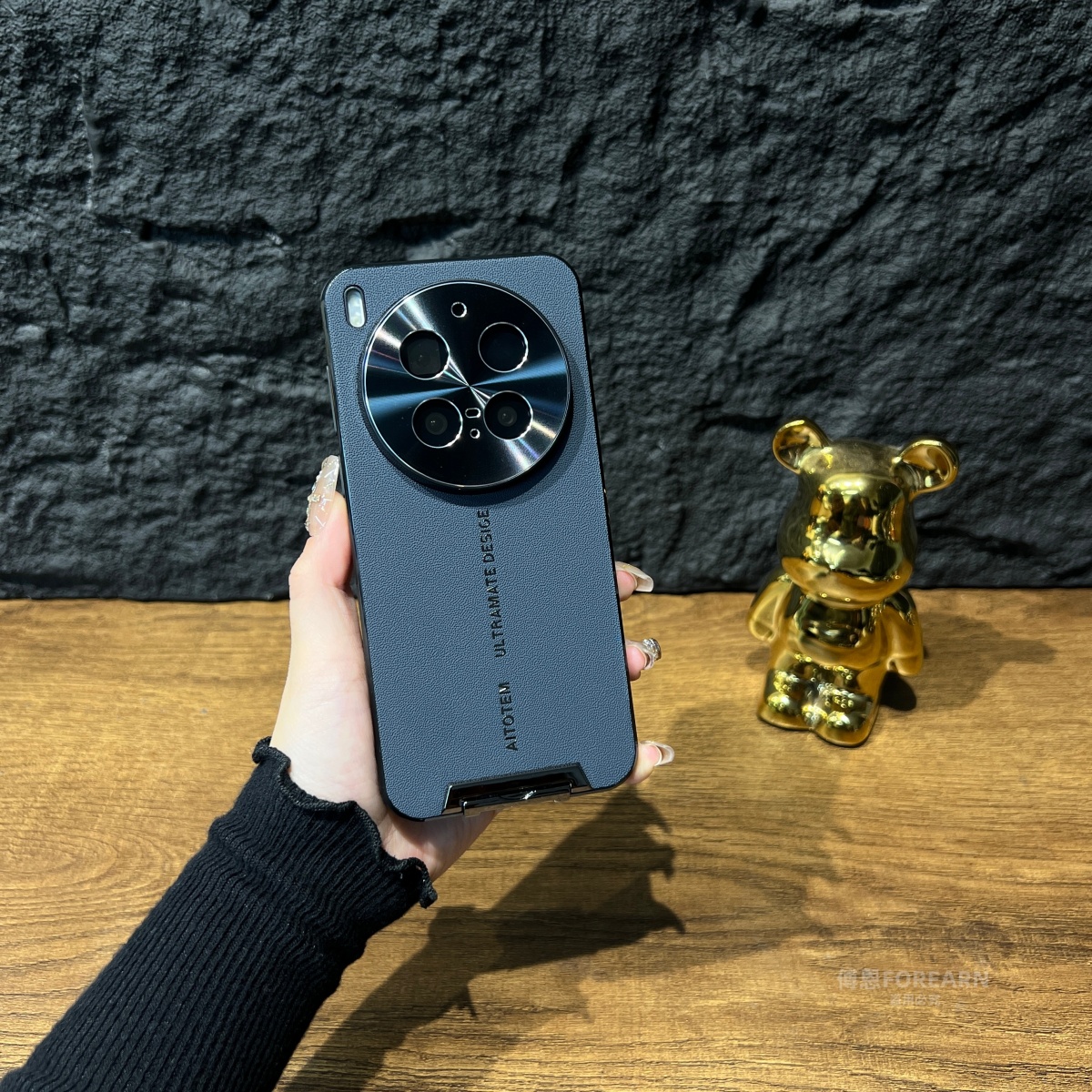 适用于vivox300pro手机壳vivox300支架x300素皮x300pro保护套新款