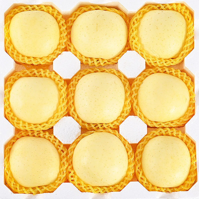 2025年新苹果山东烟台奶油富士新鲜水果黄苹果稀有产地直发