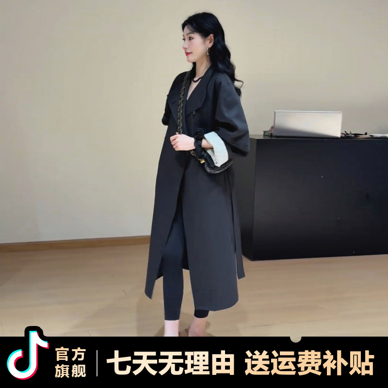 巨好看的秋冬季风衣外套2025新款今年流行爆款中长款小个子高级感