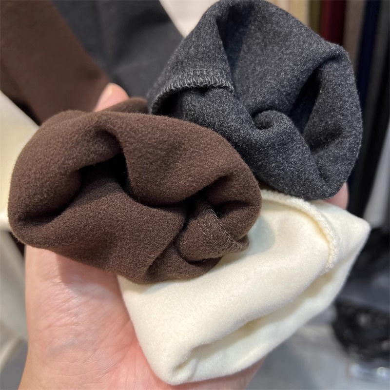 2025秋冬新款软糯双面磨毛德绒长袖T恤女洋气猫咪印花打底衫上衣