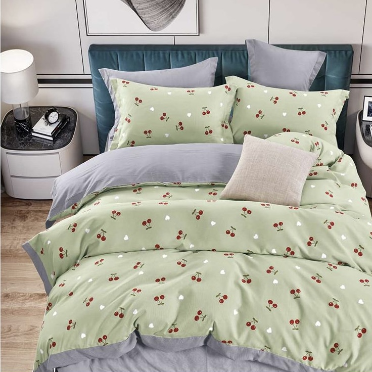 双人床单单件斜纹磨毛柔软透气四季通用学生宿舍家用简约被单