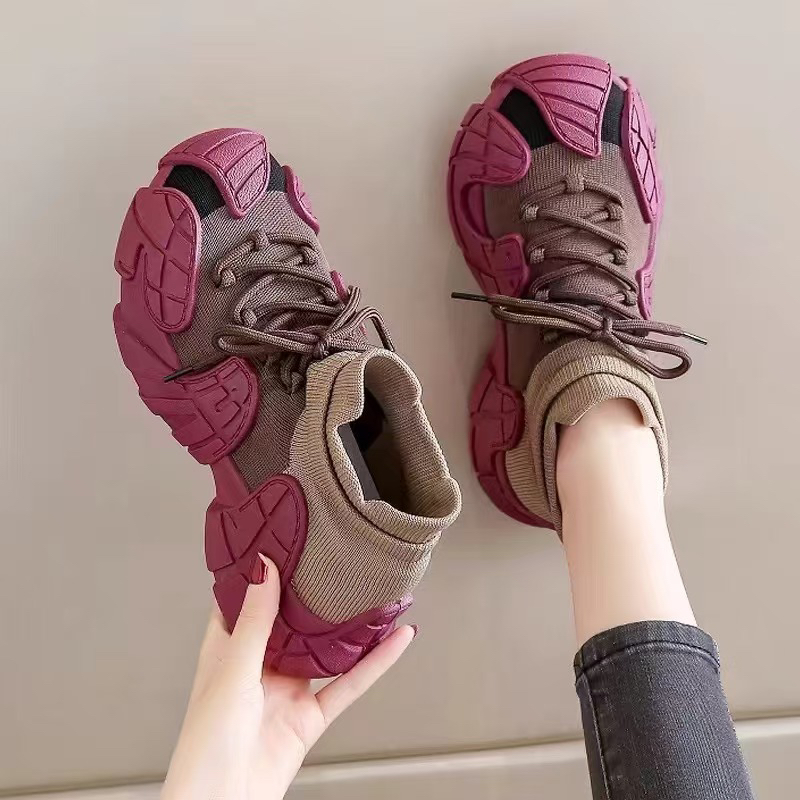 艺鑫|飞织丑萌运动鞋超舒适休闲鞋女士时尚