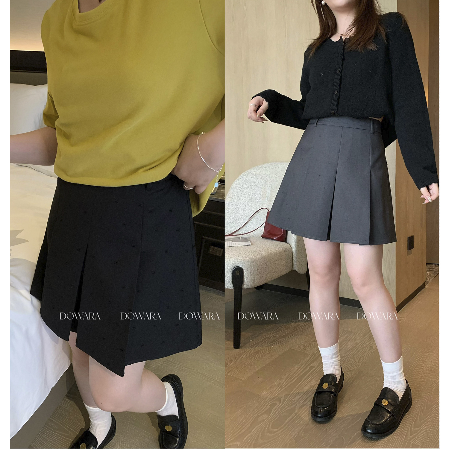 现货大婉酱微胖定制【百褶叙事】打褶显瘦裙裤秋高腰百搭短裤0014D