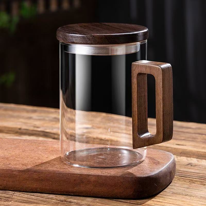 高档个人专用茶杯茶水分离水杯喝茶泡茶杯子办公室耐高温玻璃