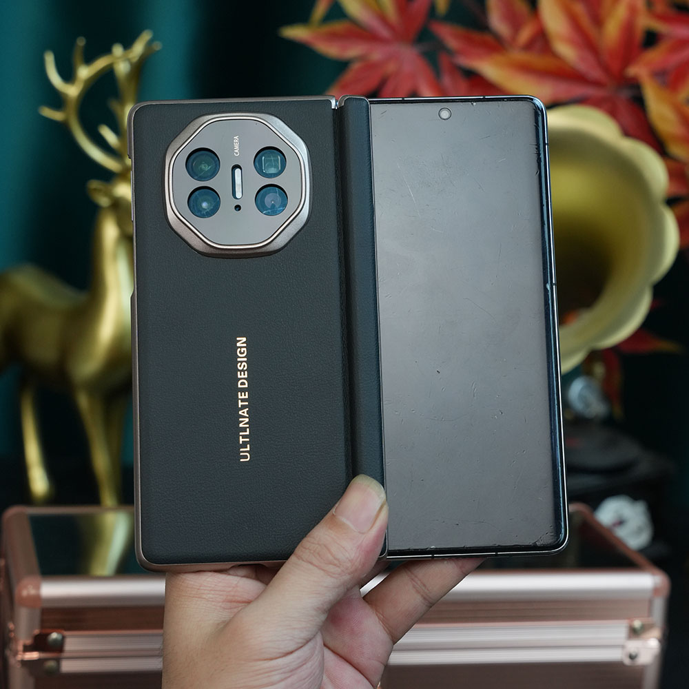 【秒变三折叠】适用华为MateX5手机壳X6典藏版防摔新款双中轴保护