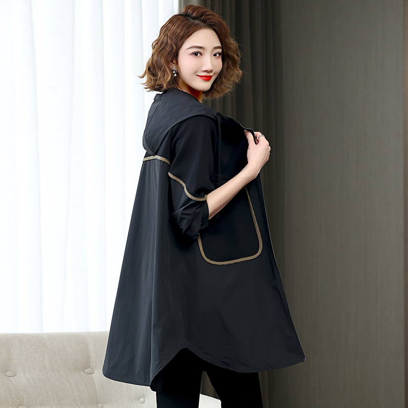 欧若风女士风衣外套春秋新款大牌时尚休闲气质高级感中长款大衣