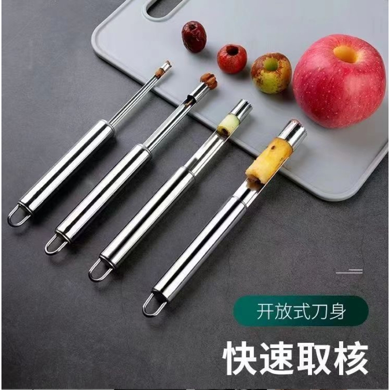 四件套不锈钢红枣去芯器苹果果核分离器山楂取核家用