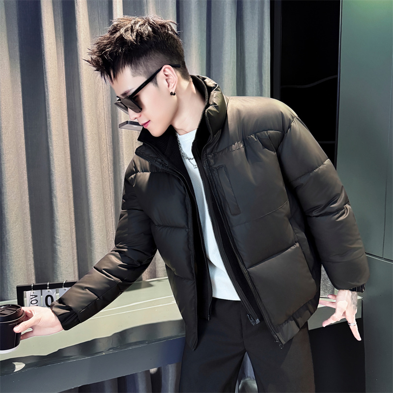 假两件棉衣外套男款冬季2025新款爆款潮牌加厚保暖棉袄子男装棉服
