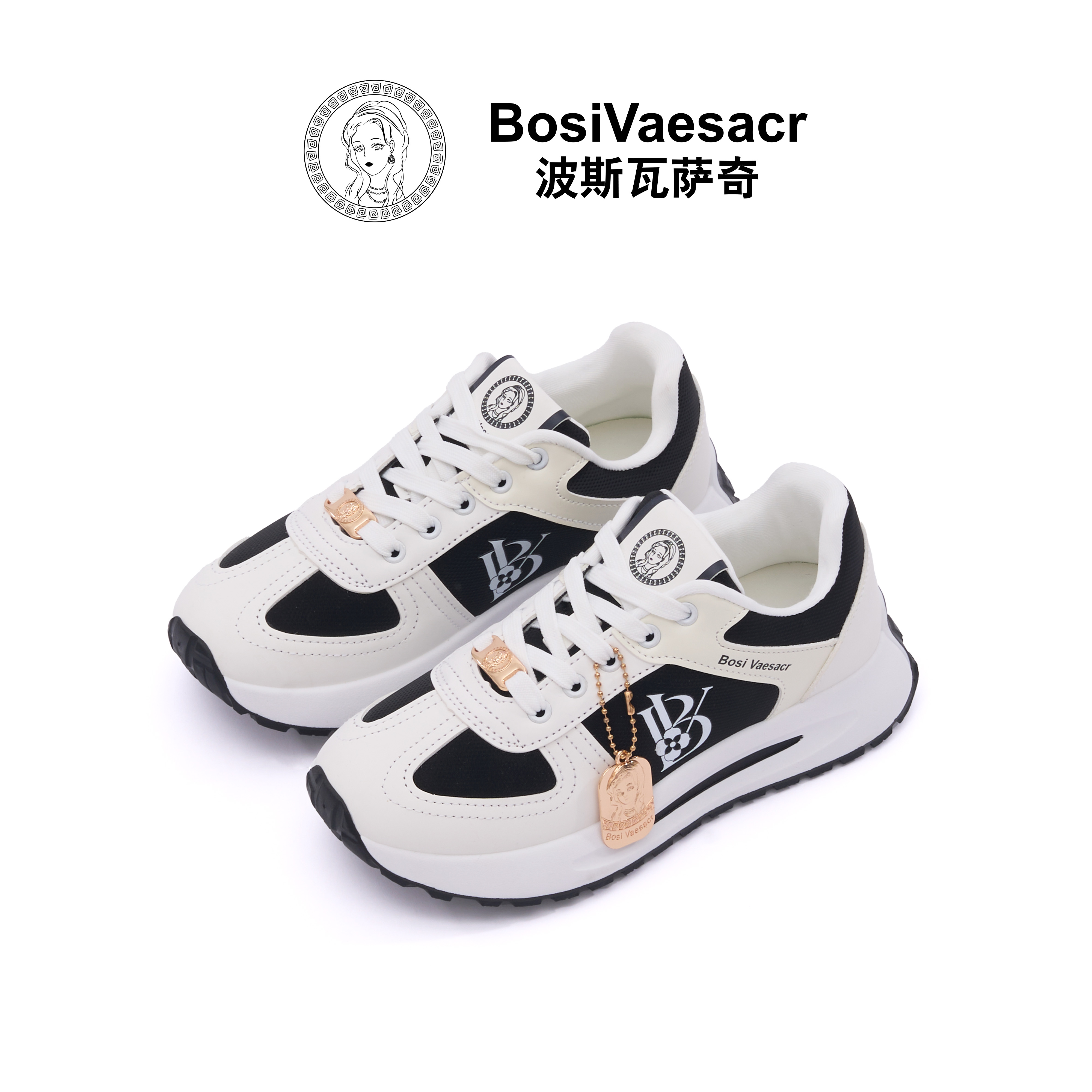 【男女同款】2025秋冬新款Bosi Vaesacr波斯瓦萨奇时尚百搭运动鞋