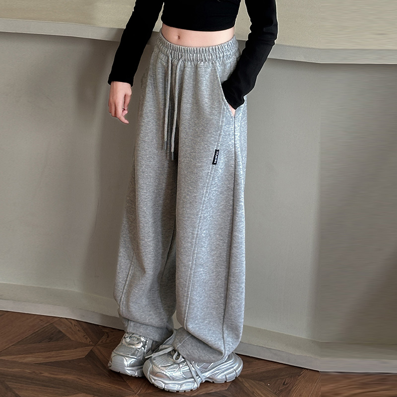 女童春秋休闲裤校服裤9-12岁15秋装大童初中生时髦运动裤外穿裤子