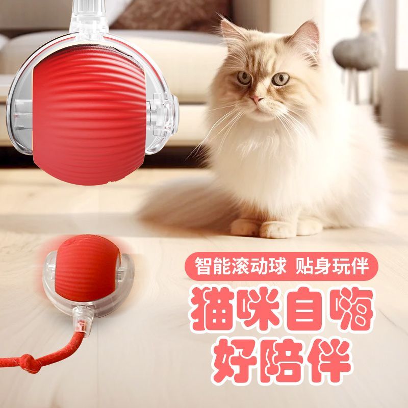 自动智能电动宠物玩具球狗狗猫咪自嗨解闷耐咬神器
