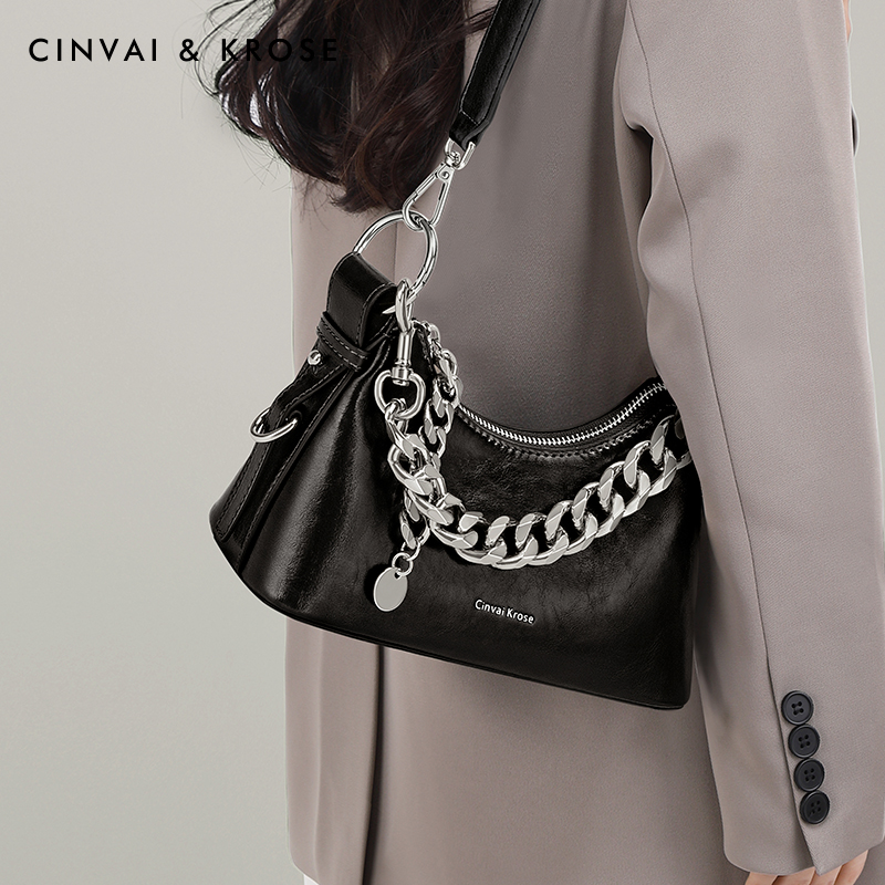 【明星蓝心妍同款】CinvaiKrose包包女款爆款2025新款单肩斜挎女包