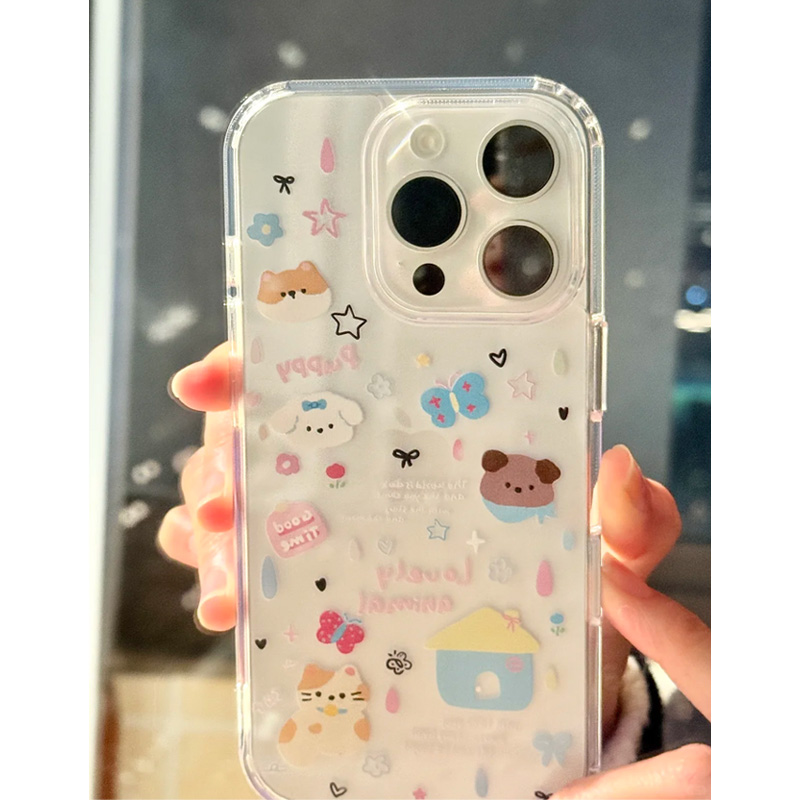 BANCA屋子小猫小狗适用iPhone16/15手机壳苹果14华为vivo小米oppo