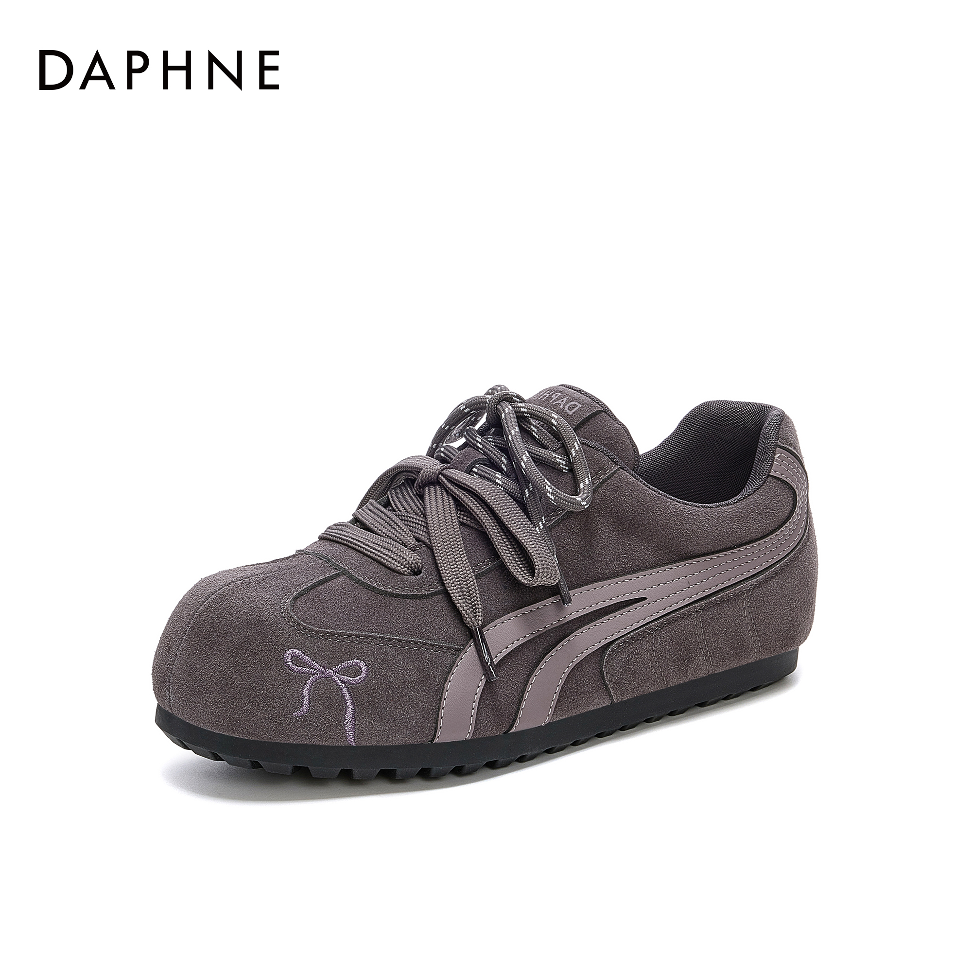 【宋茜代言】达芙妮新款时尚百搭女鞋运动风软底舒适潮流休闲德训鞋