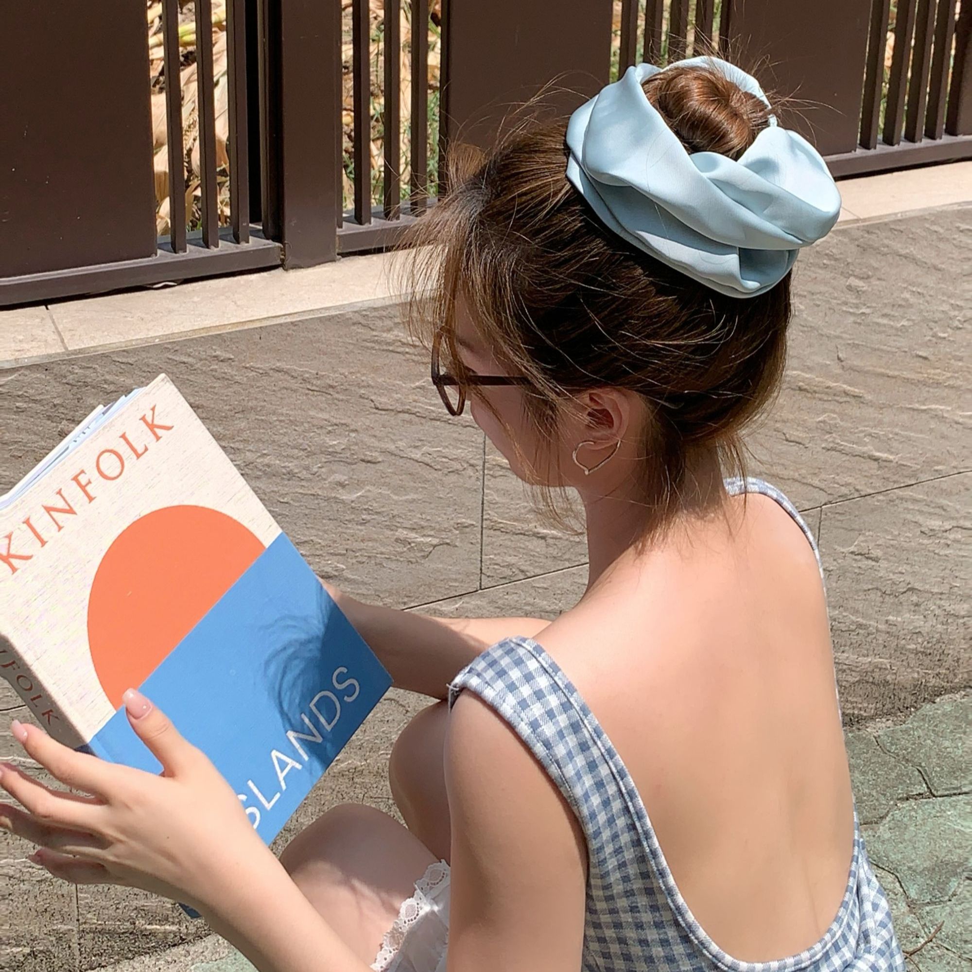 美炸了！缎面高级感大肠发圈韩国光泽感高弹力头绳2024新款时尚女