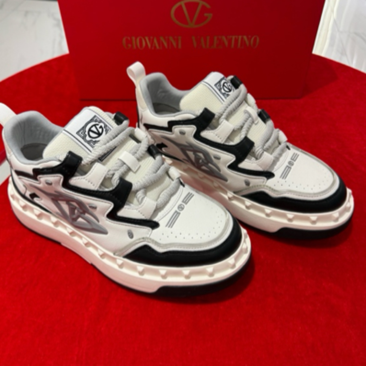 新品欧货高档进口GV2025男士轻奢时尚潮流百搭休闲鞋鞋子厚底低帮