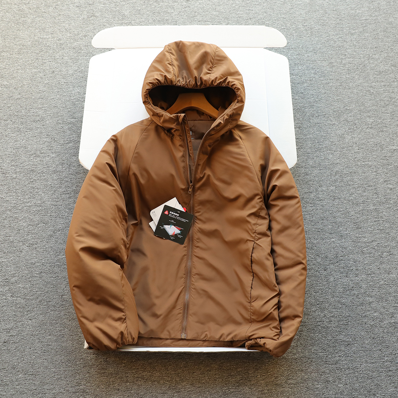 日单 户外连帽男女轻量化空气 中空棉保暖棉服棉衣外套 品质超好