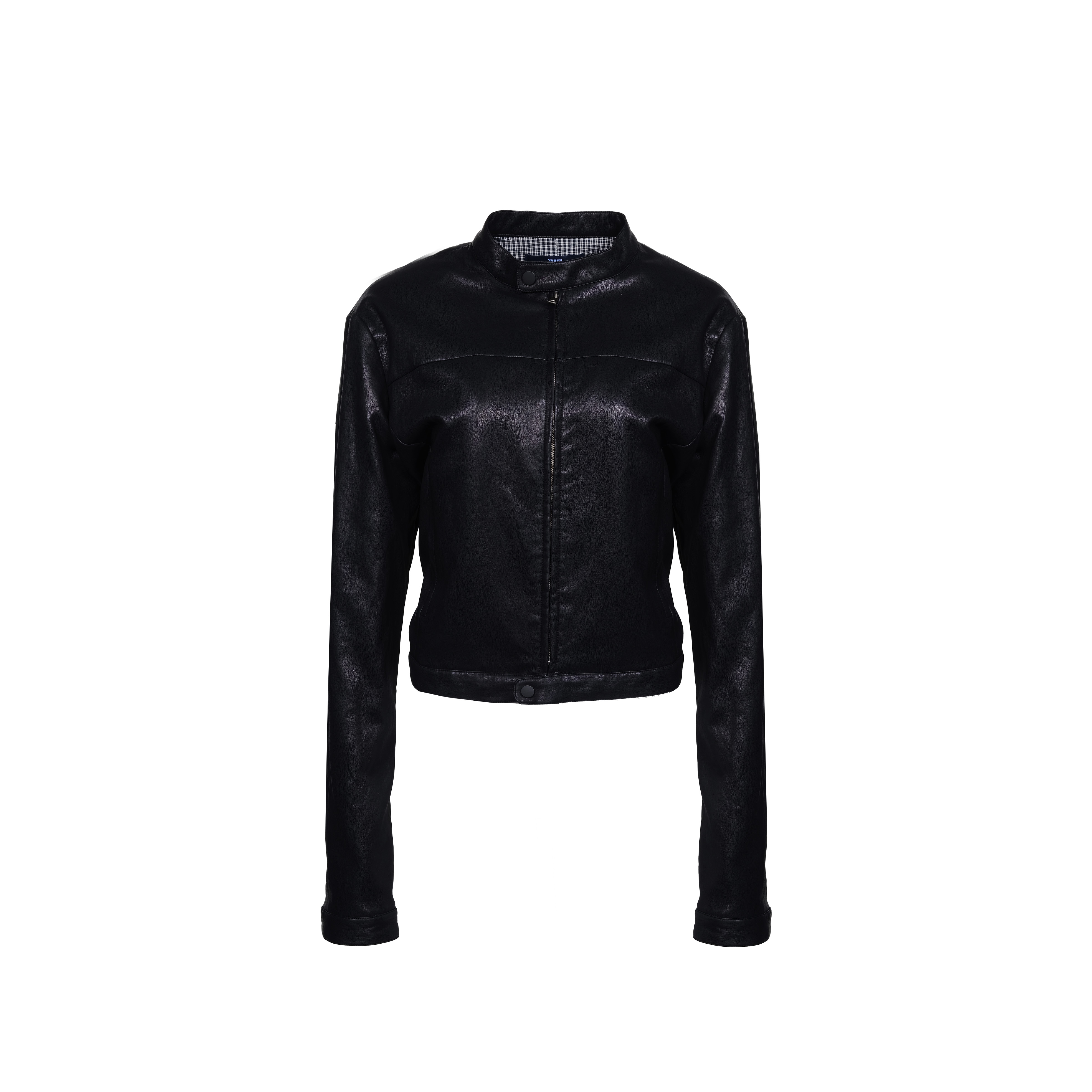 【木兰】机车风格仔经典复古百搭皮衣修身时尚秋冬潮流夹克外套9377