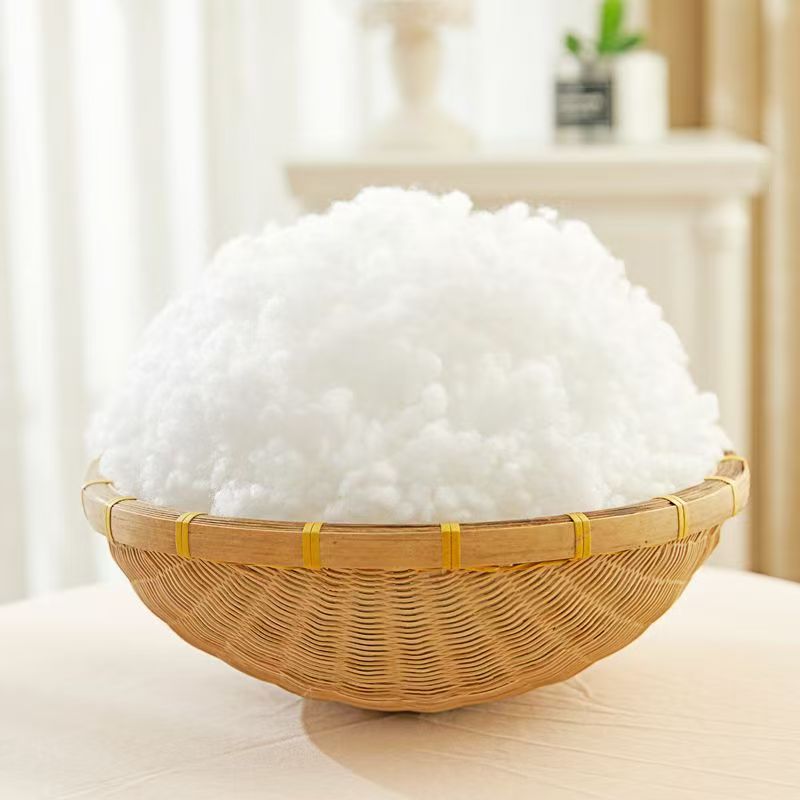 珍珠棉丝绵PP棉高弹回弹填充棉用于抱枕芯玩偶手工填充太空棉花