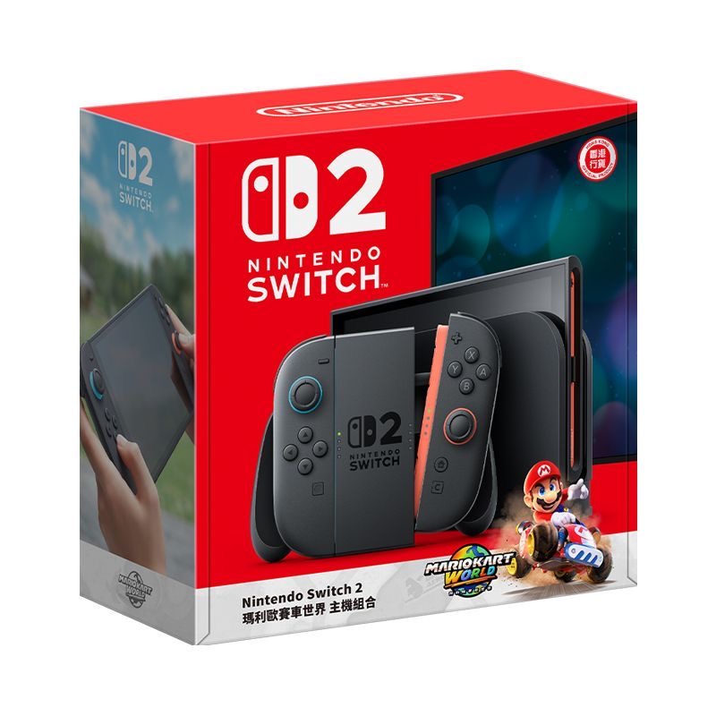任天堂Switch2 港版游戏机 马里奥赛车套装主机多语言版 原装进口