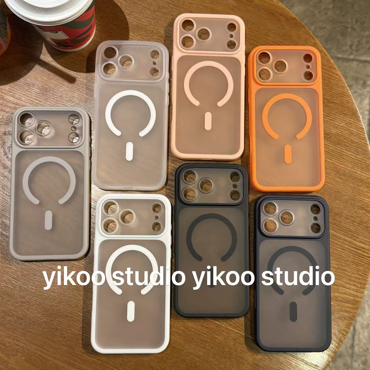 秒变大视窗磁吸手机壳适用iPhone17promax精孔16pro大视窗防摔壳