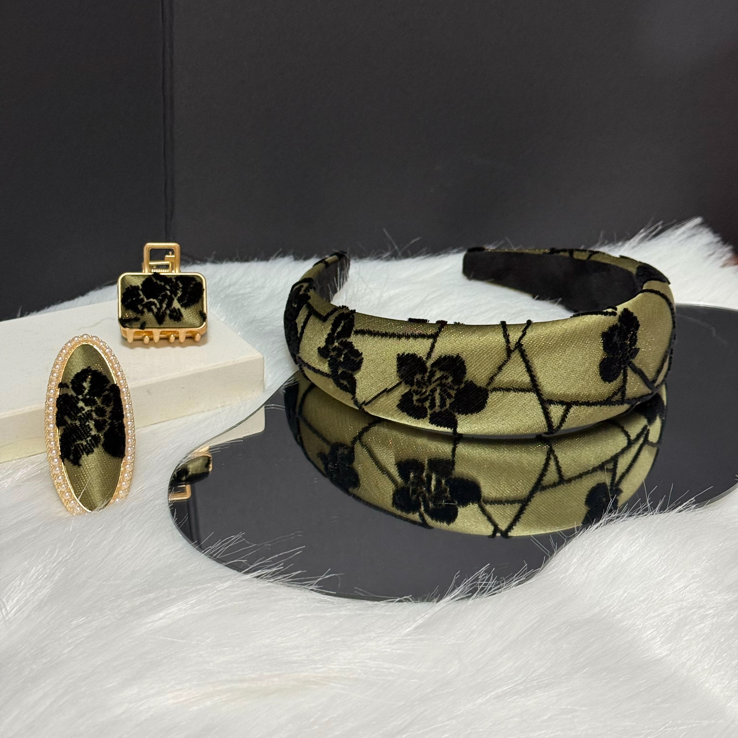 非遗宋锦/漳缎~手工发箍~发饰头箍NO退NO换