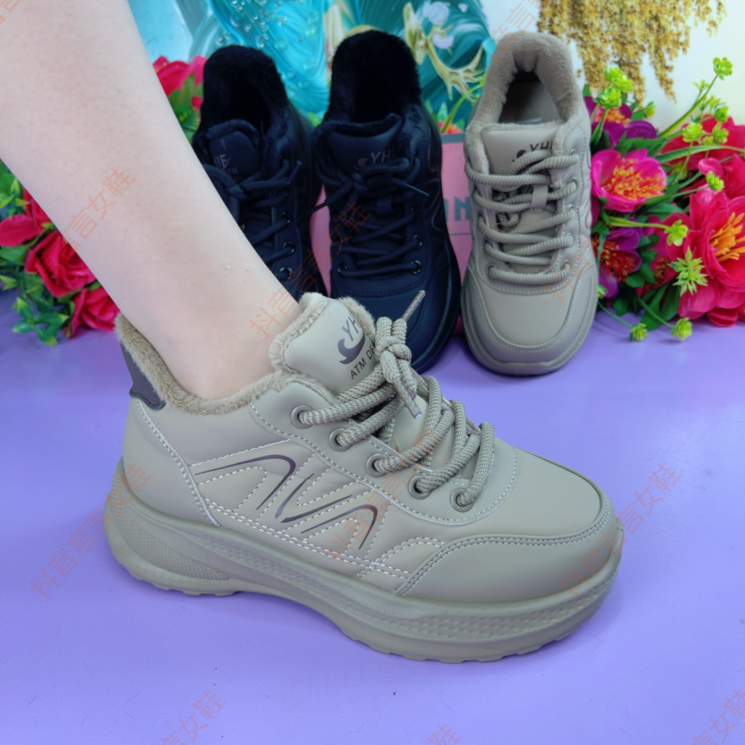 2025新款老北京大棉软底防滑舒适保暖休闲加绒妈妈棉鞋～8036