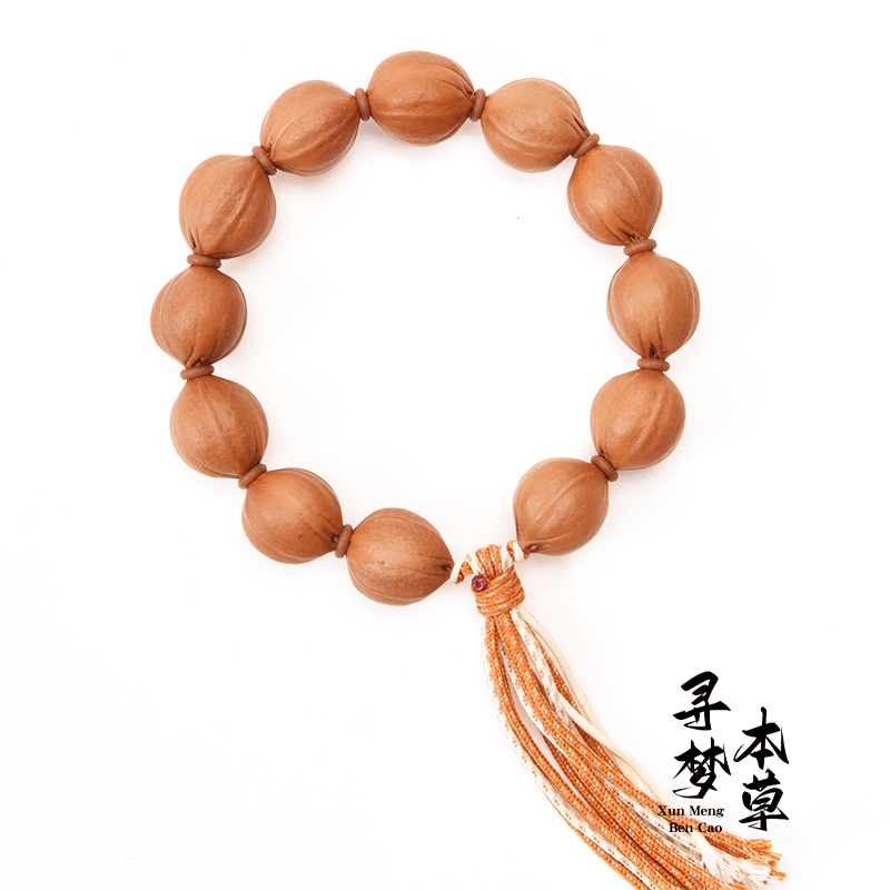 【寻梦本草】原皮正圆橄榄核手串