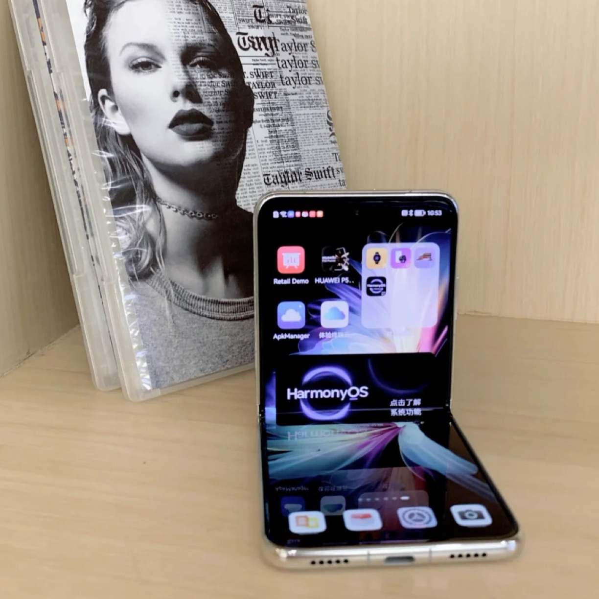 9新 Huawei/华为 p50pocket双卡小折叠屏折叠手机原装零售机优品