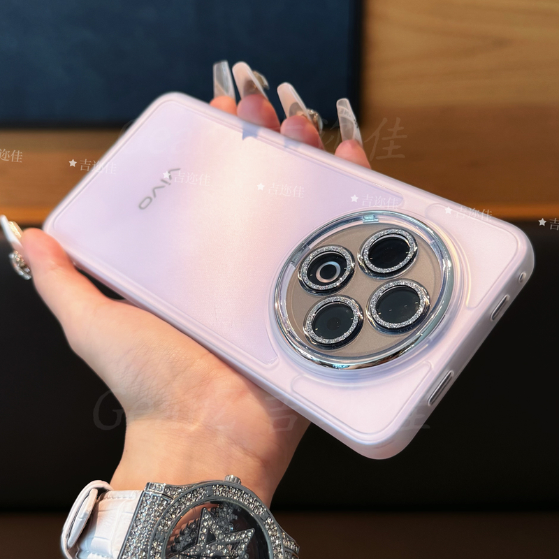 适用于vivoy500透明防摔手机壳简约闪钻镜头全包超薄时尚网红软壳