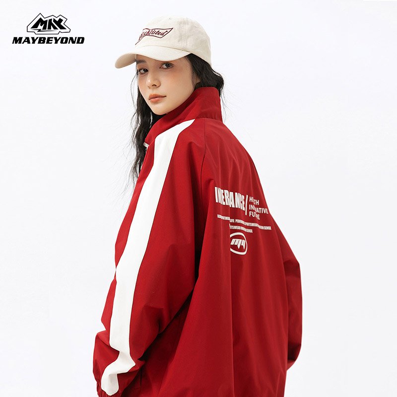 MAYBEYOND 25AW春季休闲男女同款潮流双面穿夹克外套