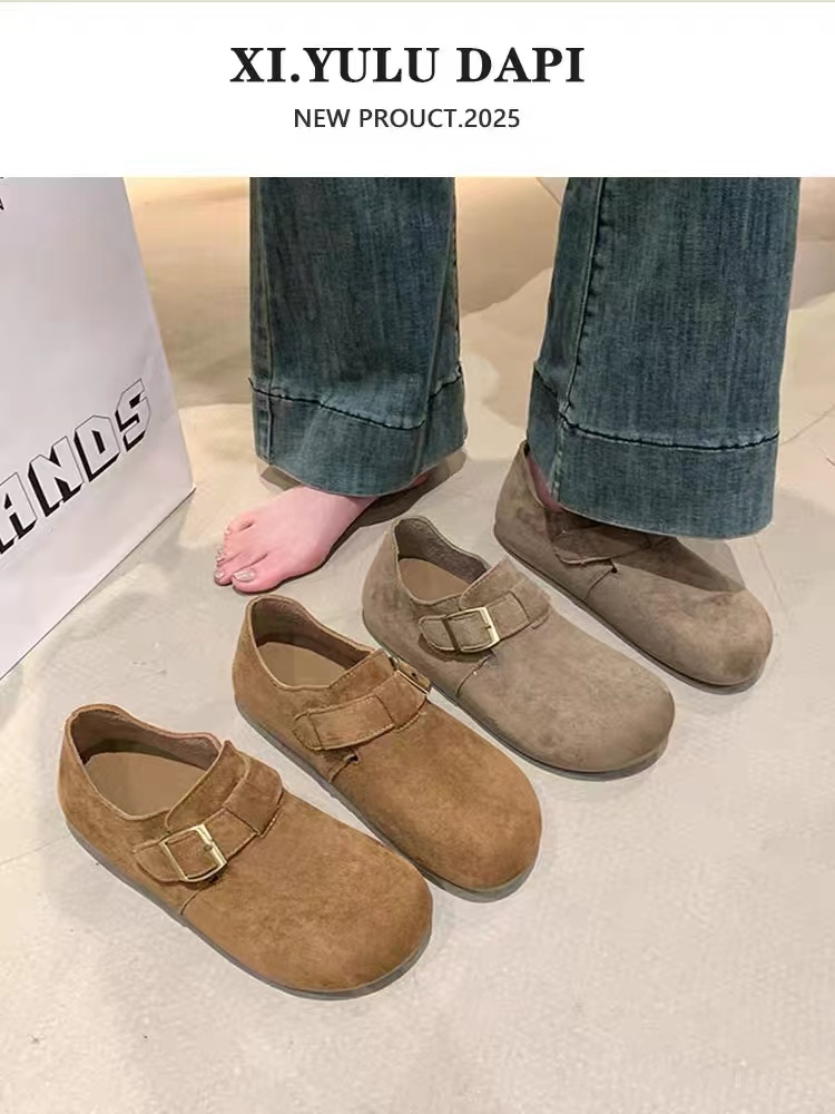 【大美 】早秋百搭全包一脚蹬勃肯鞋 F33-3