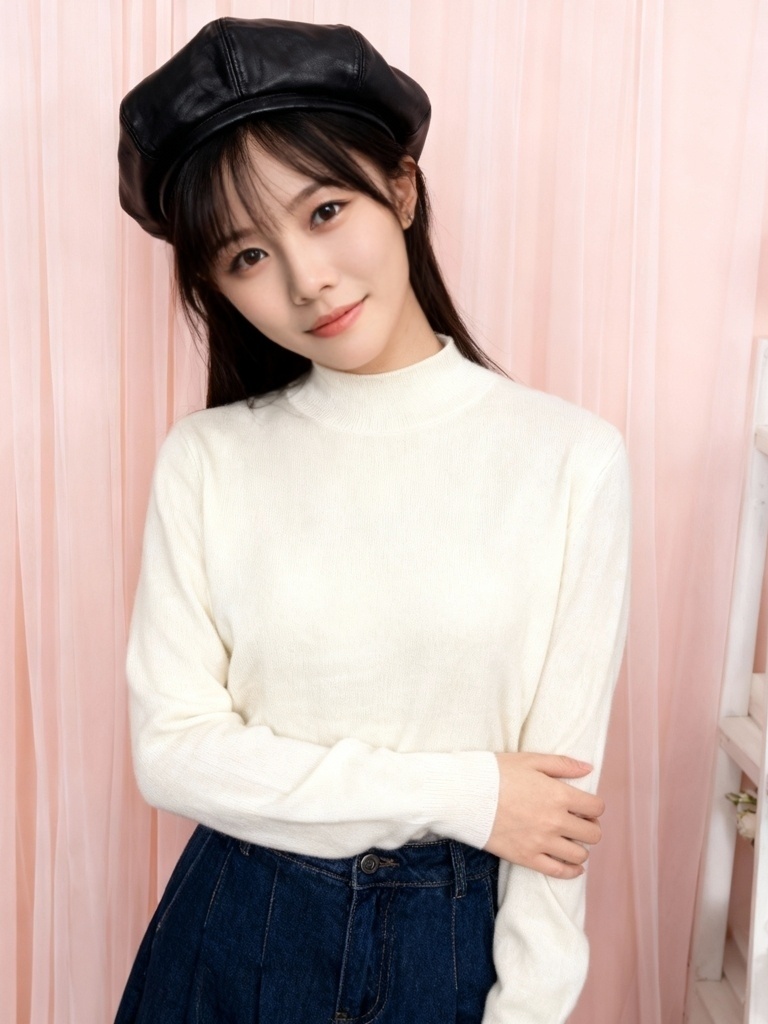 毛衣羊毛内搭打底衫套头厚款百搭秋冬女装全羊毛针织时尚女士