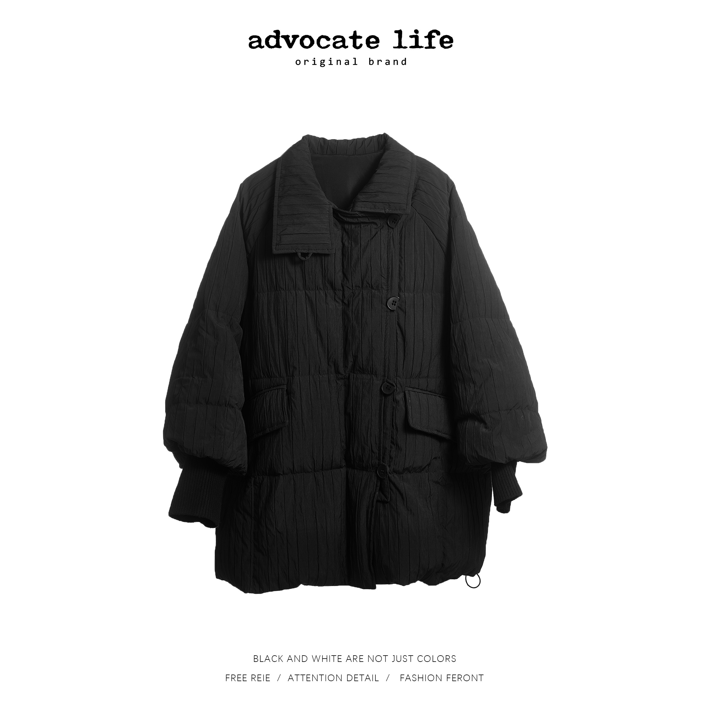 Advocatelife2025冬季新款潮牌女装外套中长款羽绒服气质JQ382517