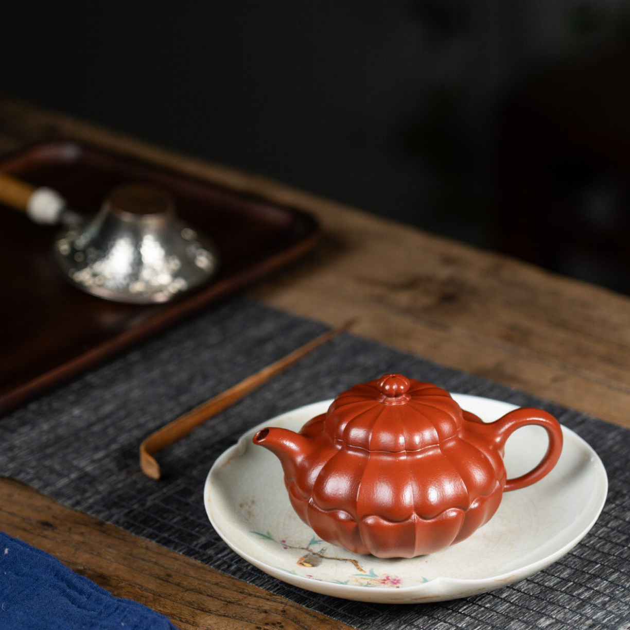 【玉露】 全手工紫砂壶 泥料：寅春朱泥  190cc