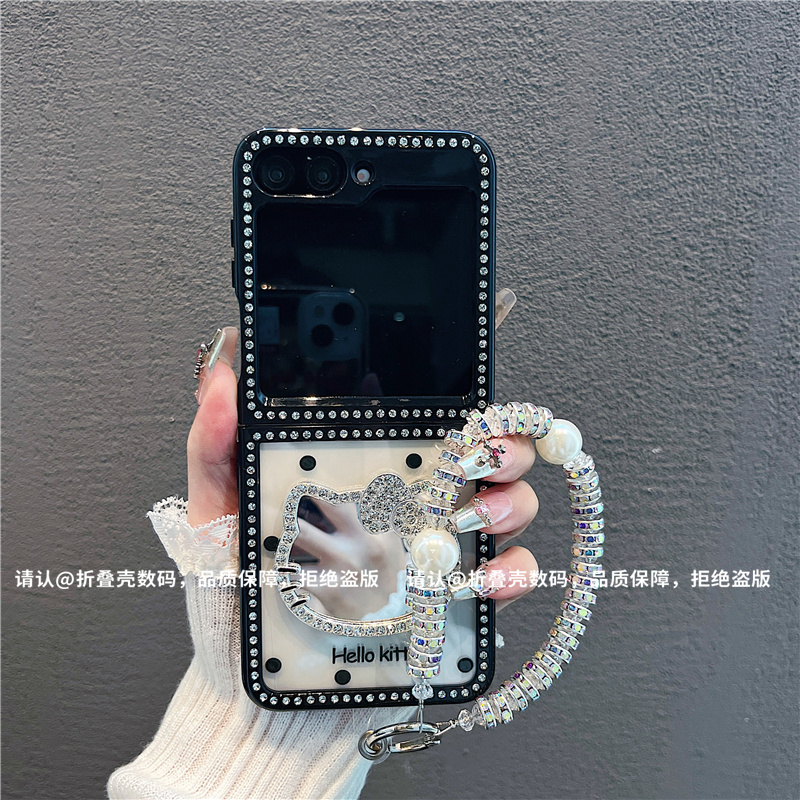 （三星zflip6系列)折叠钻石款适用三星zflip6/三星zflip5手机壳潮