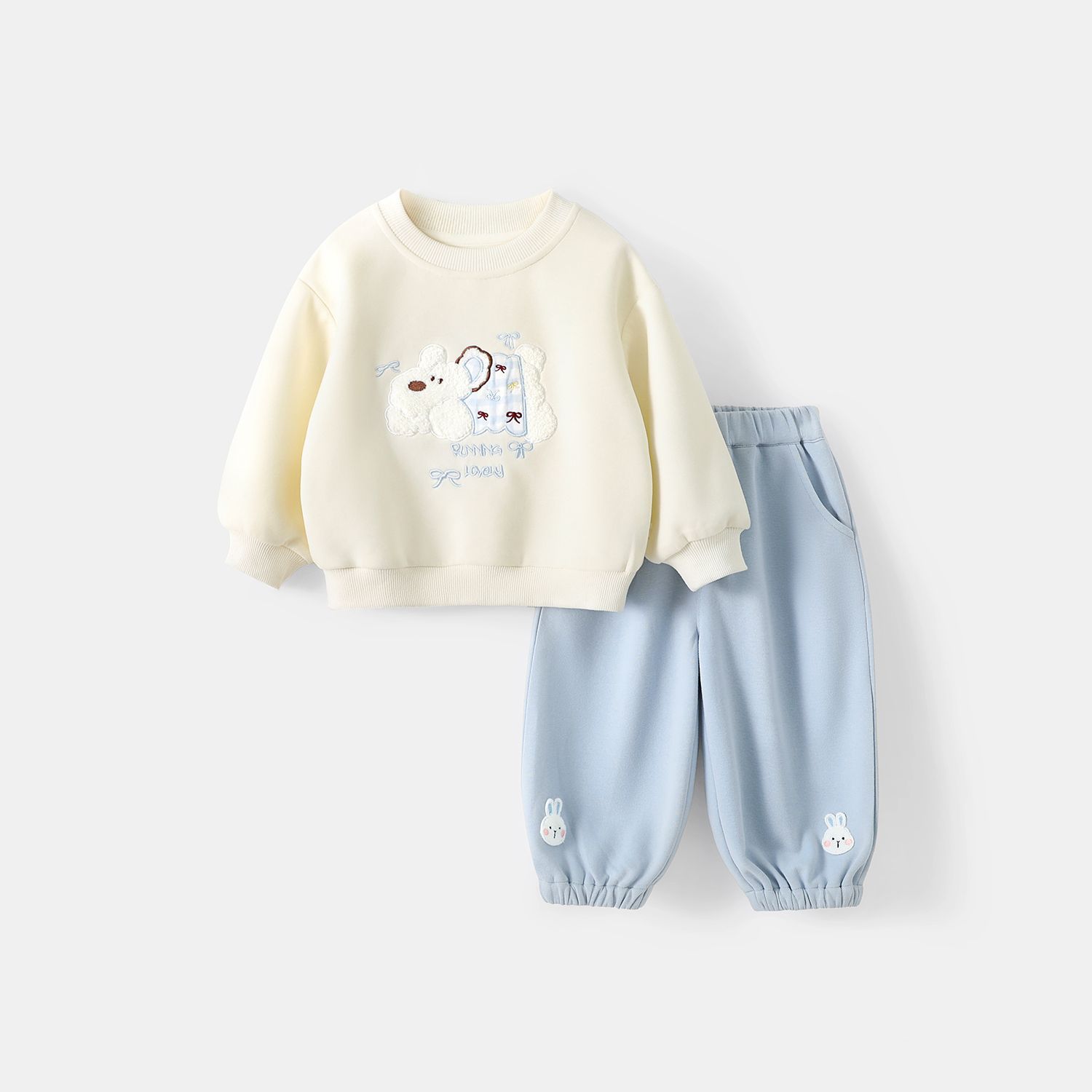 【现货】女童卫衣套装春秋季2025新款休闲运动两件套小童女孩宝宝儿