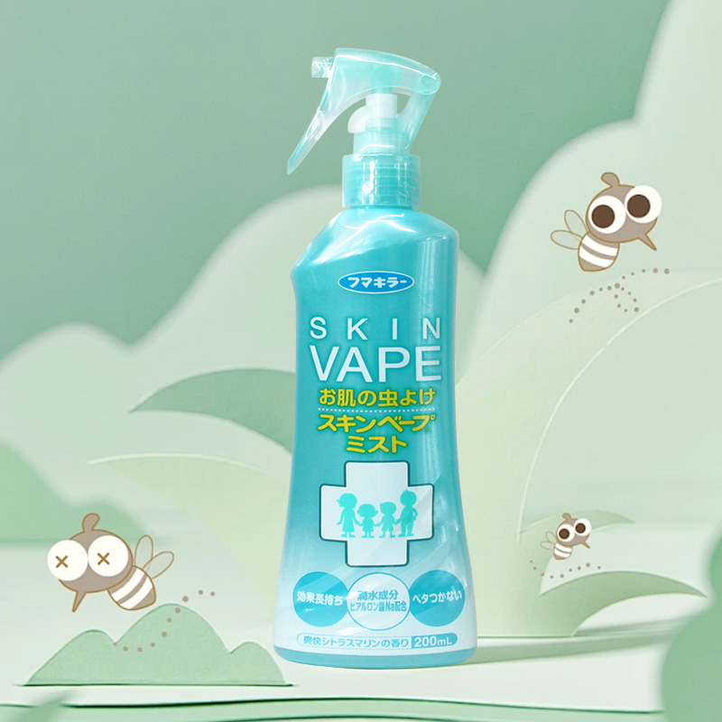日本驱蚊水 防蚊喷雾 儿童户外防蚊虫驱蚊液200ml