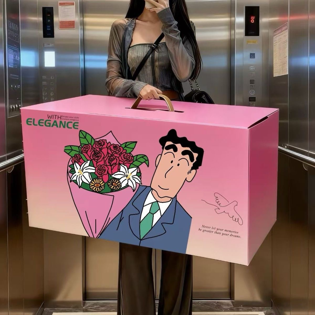 广志送美伢同款花束送女友闺蜜成品生日七夕情人节礼物扭扭棒玫瑰