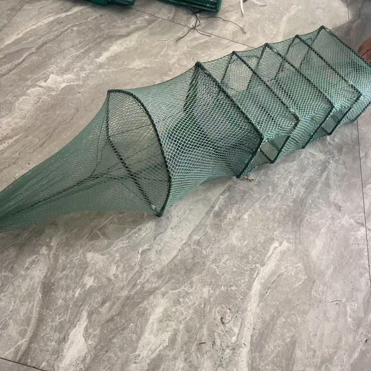 半开三角12/19框架加厚网布加粗钢条黄鳝泥鳅笼