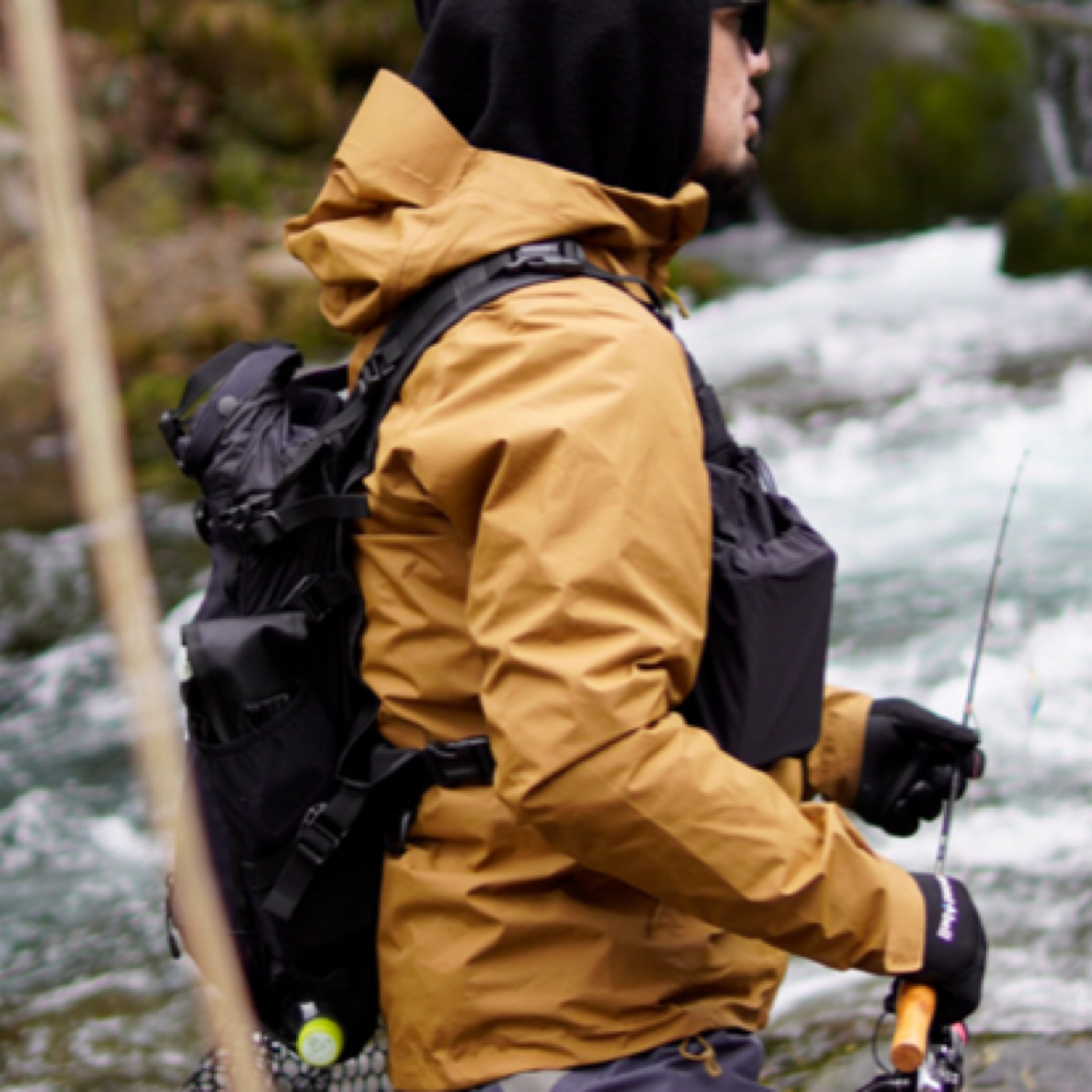 Minowa多功能马甲包钓鱼徒步露营马甲背包可拆卸组合马甲背包